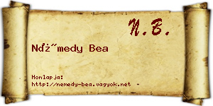 Némedy Bea névjegykártya